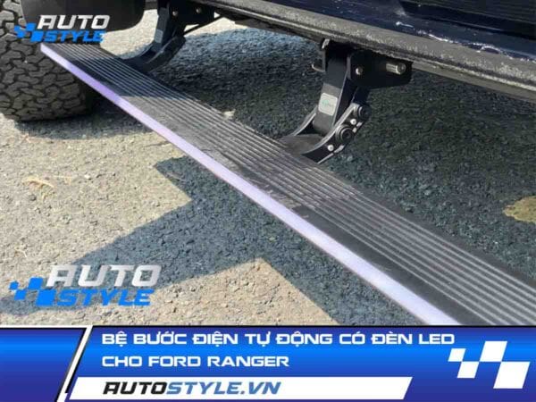 Bệ Bước Điện Tự Động Có Đèn Led Cho Ford Ranger