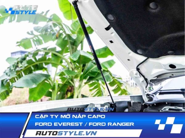 Cặp Ty Mở Nắp Capo Cho Ford Everest Ford Ranger Ford Raptor