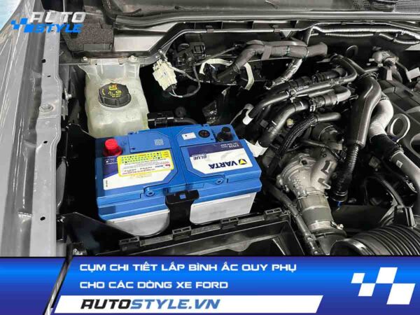 Cụm Chi Tiết Lắp Bình Ắc Quy Phụ Cho Xe Ford