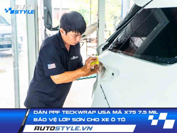 Dán PPF Teckwrap USA Mã X75 7.5 Mil – Bảo Vệ Lớp Sơn Cho Xe Ô Tô