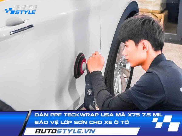 Dán PPF Teckwrap USA Mã X75 7.5 Mil – Bảo Vệ Lớp Sơn Cho Xe Ô Tô