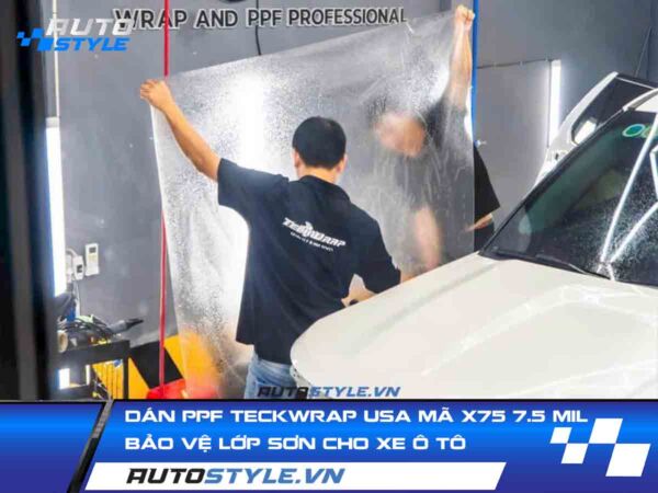 Dán PPF Teckwrap USA Mã X75 7.5 Mil – Bảo Vệ Lớp Sơn Cho Xe Ô Tô