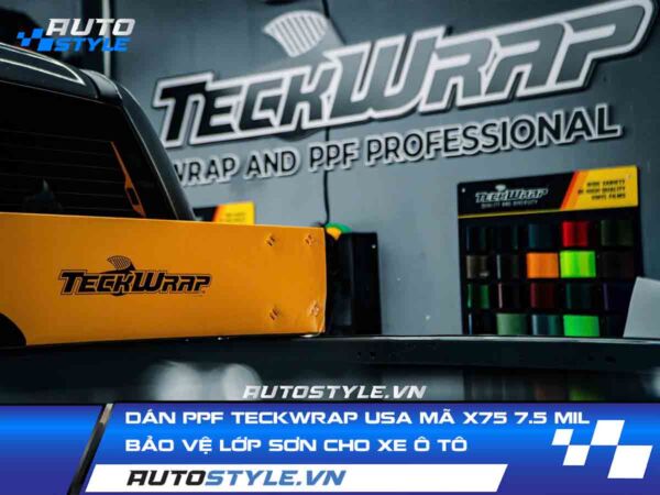 Dán PPF Teckwrap USA Mã X75 7.5 Mil – Bảo Vệ Lớp Sơn Cho Xe Ô Tô