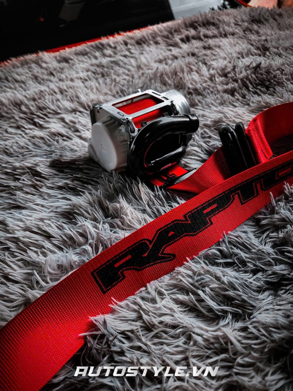 Dây seat belt Raptor F-150 R Màu Đỏ – Nâng Cấp An Toàn Và Phong Cách Cho Xe Ford - Hình ảnh 4