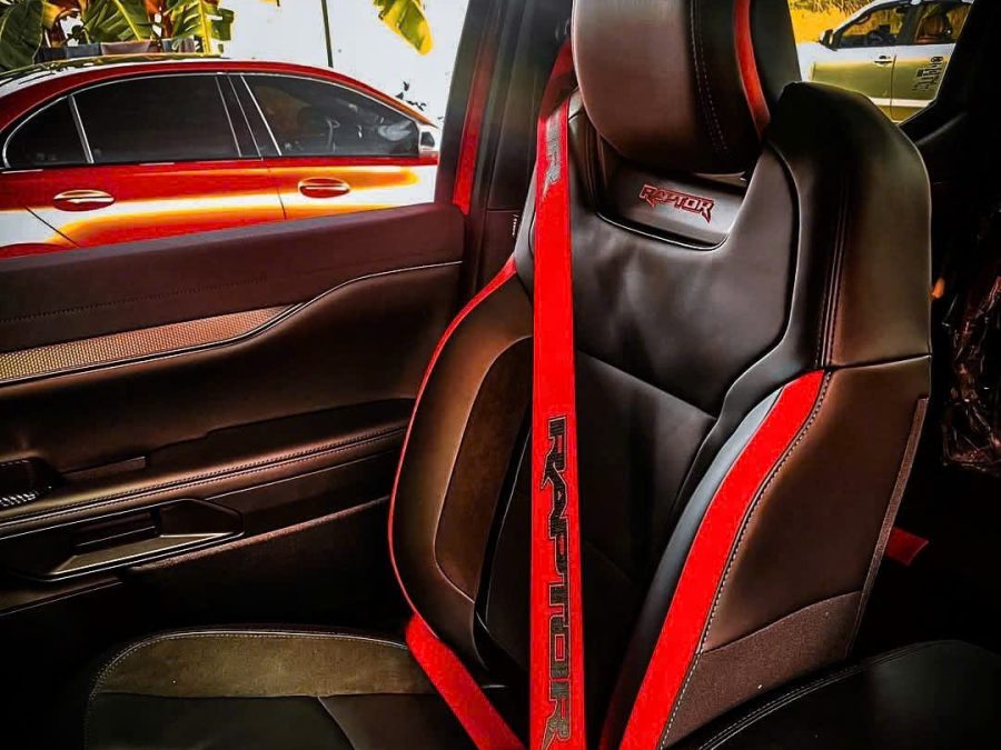 Dây seat belt Raptor F-150 R Màu Đỏ – Nâng Cấp An Toàn Và Phong Cách Cho Xe Ford