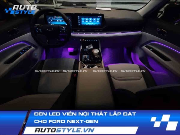 Đèn Led Viền Nội Thất Lắp Đặt Cho Ford Next-Gen