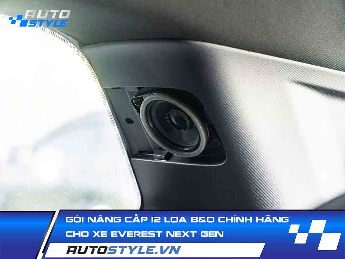Gói Nâng Cấp 12 Loa B&O Chính Hãng Cho Xe Everest