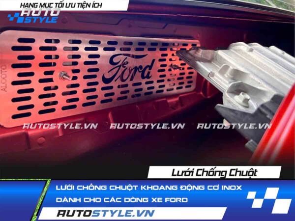 Lưới Chống Chuột Khoang Động Cơ INOX Dành Cho Các Dòng Xe Ford