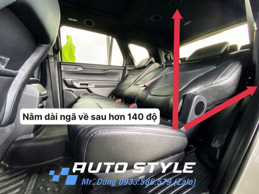 Ngã Lưng Ghế Hàng 2 Chỉnh Điện Cho Xe Everest (1)