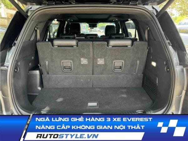 Ngã Lưng Ghế Hàng 3 Xe Everest
