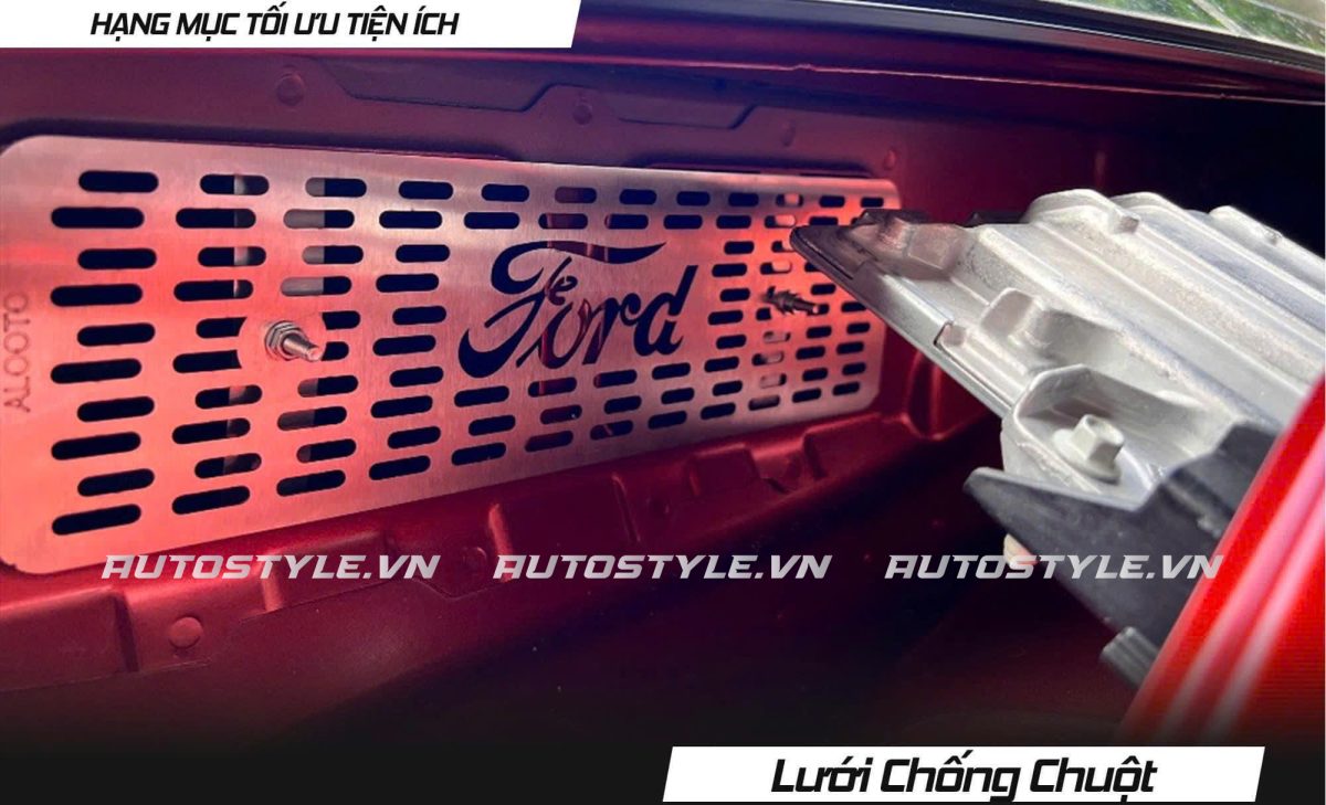 Lưới Chống Chuột Khoang Động Cơ INOX Dành Cho Các Dòng Xe Ford