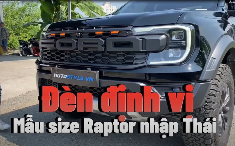Đèn Định Vị Xe Ford Ranger, Raptor – Mẫu Cạnh Xéo Nhập Thái