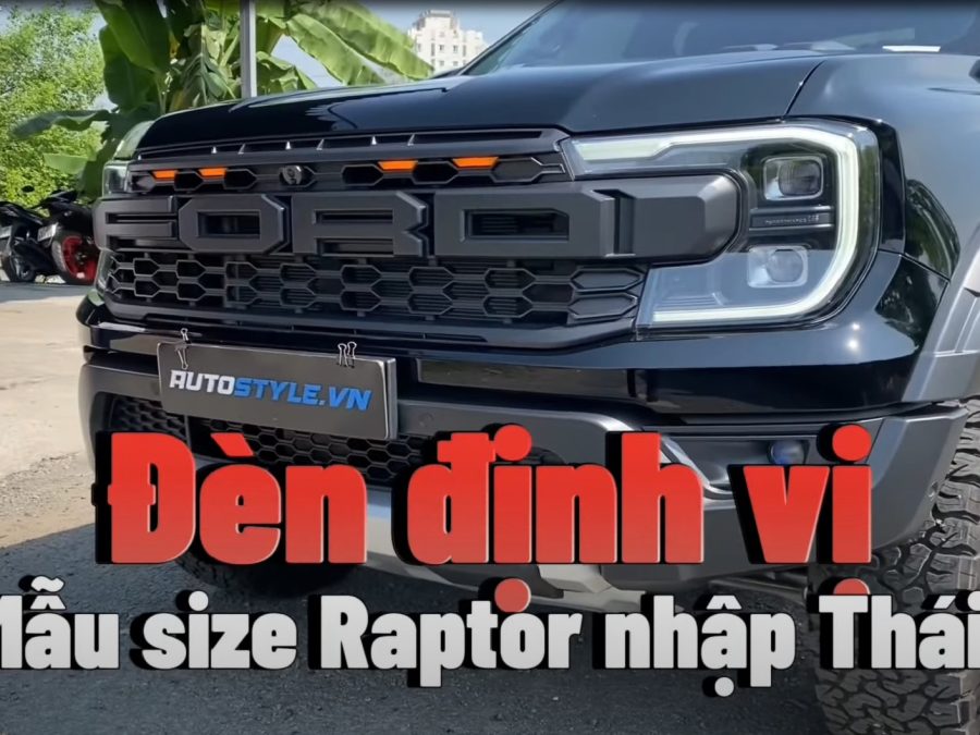 Đèn Định Vị Xe Ford Ranger, Raptor – Mẫu Cạnh Xéo Nhập Thái