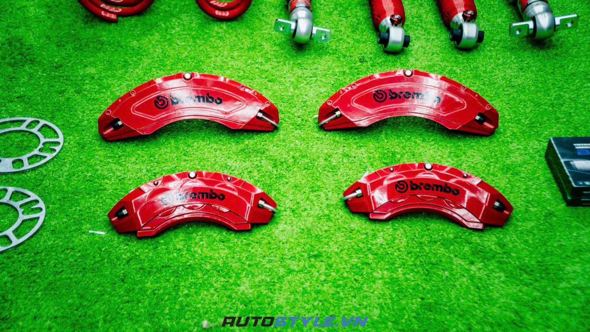 Bộ Ốp Phanh Brembo Nhôm CNC - Tương Thích Với Nhiều Dòng Xe