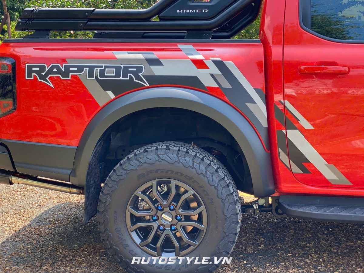 Bộ Tem Xe Ford RAPTOR 3.0 V6 – Nâng Tầm Phong Cách Offroad