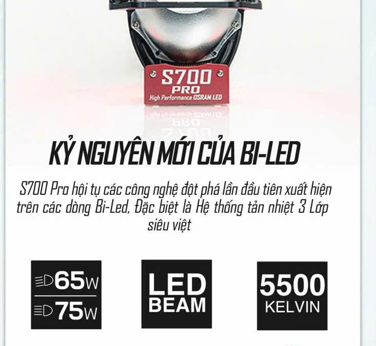 Đèn Cos Pha Bi LED Laser Kenzo