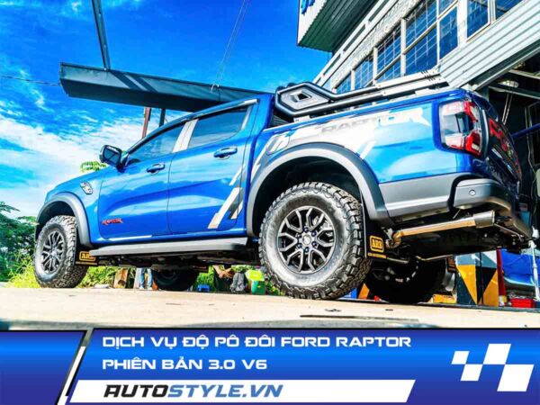 Dịch Vụ Độ Pô Đôi Ford Raptor 3.0 V6