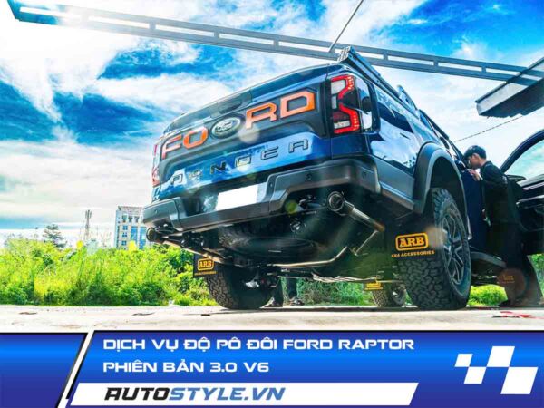 Dịch Vụ Độ Pô Đôi Ford Raptor 3.0 V6