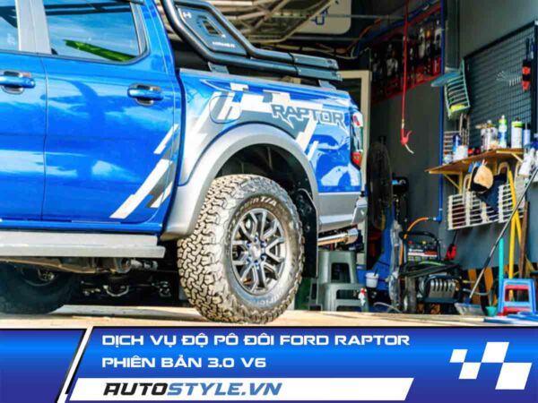 Dịch Vụ Độ Pô Đôi Ford Raptor 3.0 V6