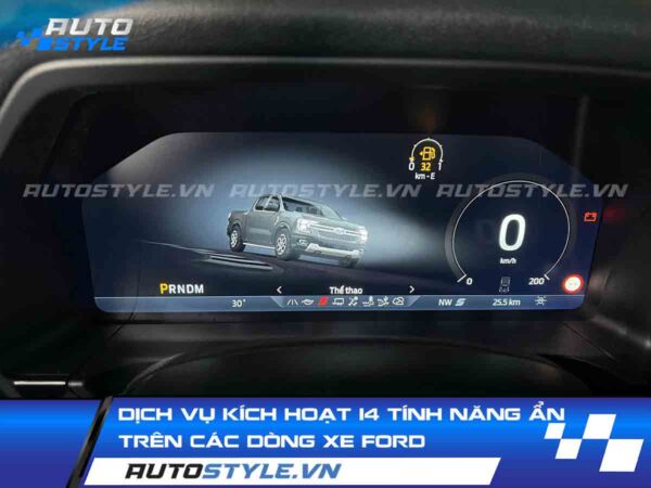 Dịch Vụ Kích Hoạt 14 Tính Năng Ẩn Trên Các Dòng Xe Ford