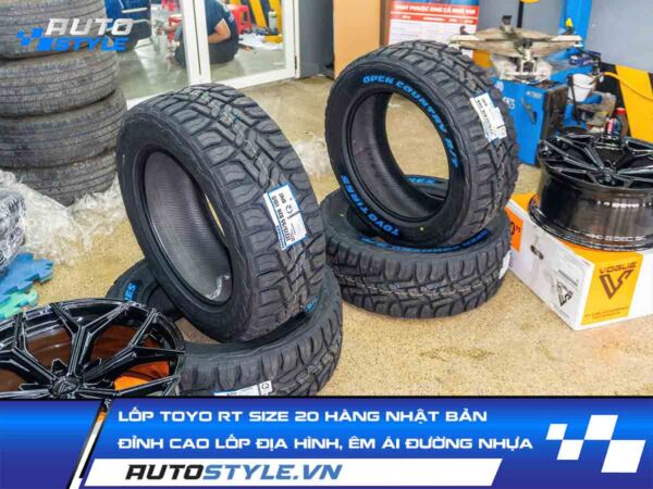 Lốp Toyo RT Size 20 Hàng Nhật Bản – Đỉnh Cao Địa Hình, Êm Ái Đường Nhựa