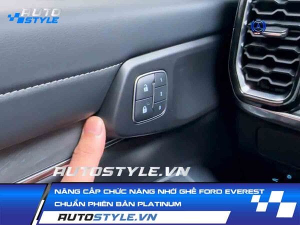 Nâng Cấp Chức Năng Nhớ Ghế Ford Everest – Tiện Nghi Chuẩn Phiên Bản Platinum