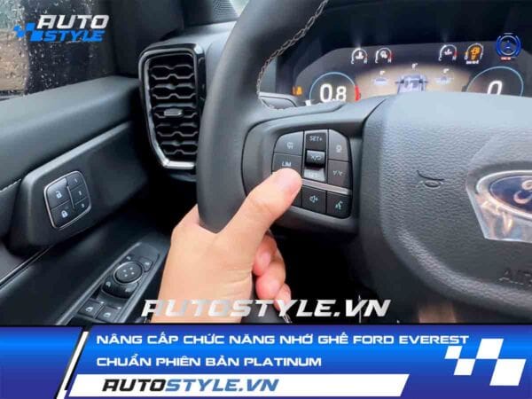 Nâng Cấp Chức Năng Nhớ Ghế Ford Everest – Tiện Nghi Chuẩn Phiên Bản Platinum