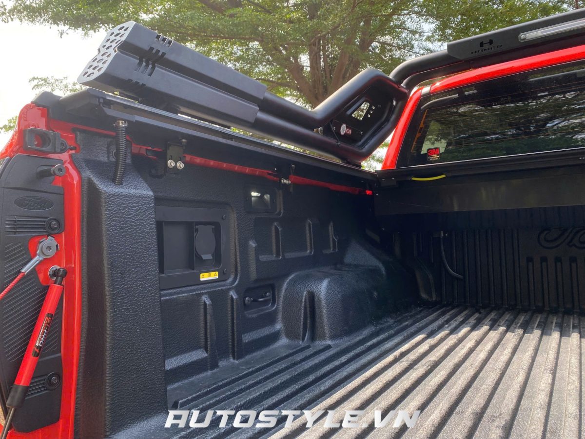 Nắp Thùng Cuộn Cơ Go Safe Cho Ford Raptor- Bảo Vệ Thùng Xe Bán Tải