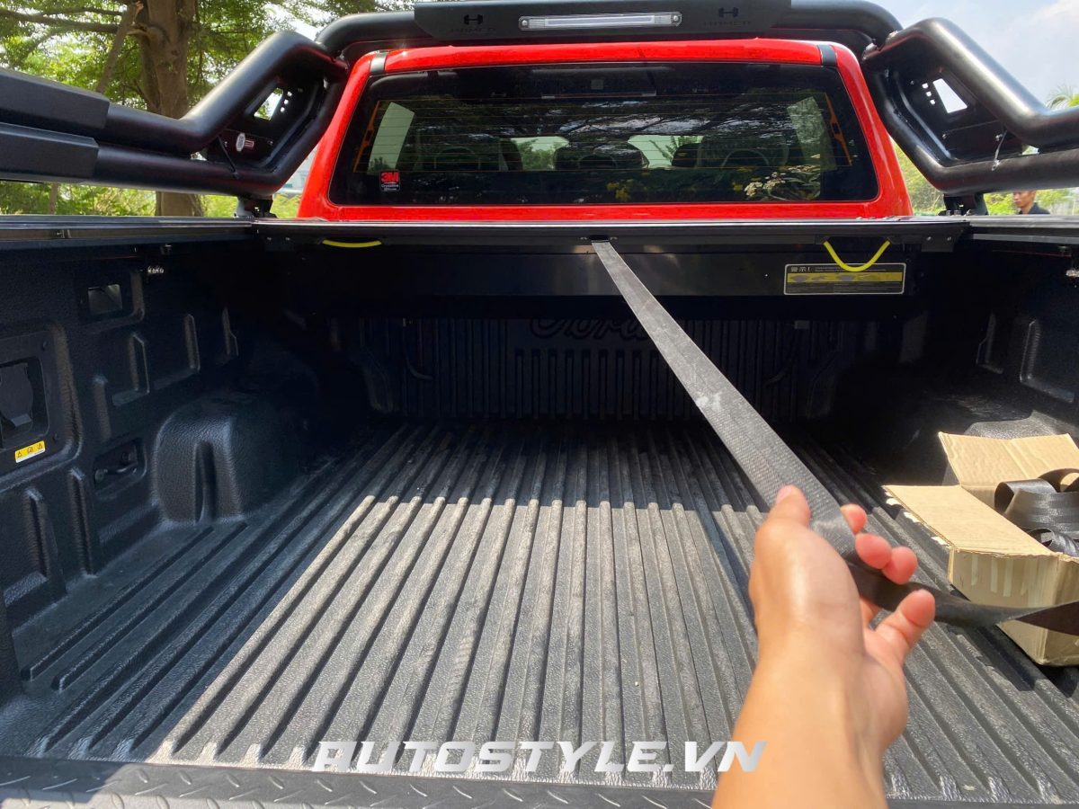 Nắp Thùng Cuộn Cơ Go Safe Cho Ford Raptor- Bảo Vệ Thùng Xe Bán Tải