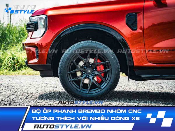 Bộ Ốp Phanh Brembo Nhôm CNC - Tương Thích Với Nhiều Dòng Xe