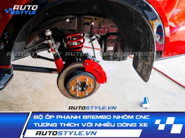 Bộ Ốp Phanh Brembo Nhôm CNC - Tương Thích Với Nhiều Dòng Xe