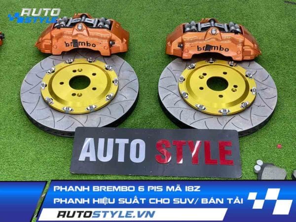 Phanh Brembo 6 Pis Mã 18Z – Phanh Hiệu Suất Cho SUV Hoặc Bán Tải