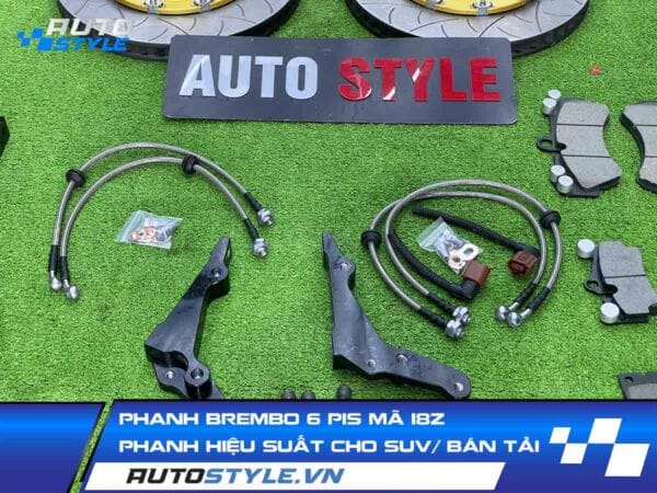 Phanh Brembo 6 Pis Mã 18Z – Phanh Hiệu Suất Cho SUV Hoặc Bán Tải