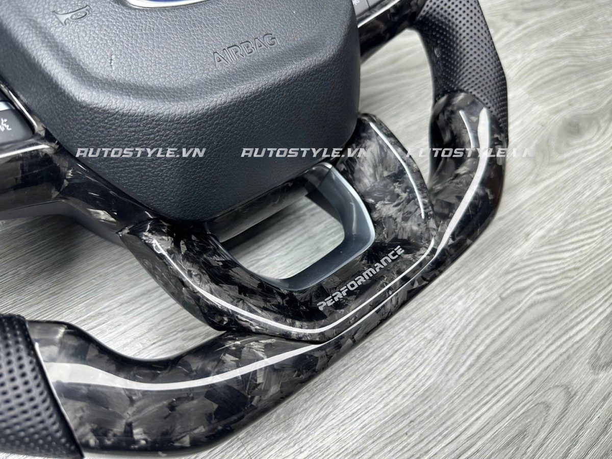 Vô Lăng D-Cut Carbon Fiber Cho Xe Ford