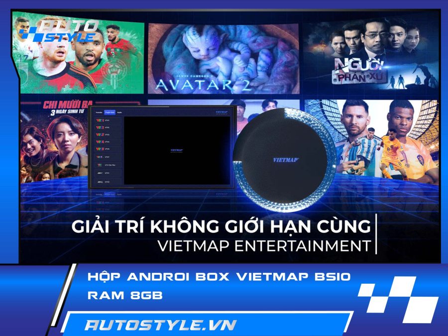 Android Box VietMap BS10 Cho Ô Tô – Giải Pháp Giải Trí & Dẫn Đường Đỉnh Cao