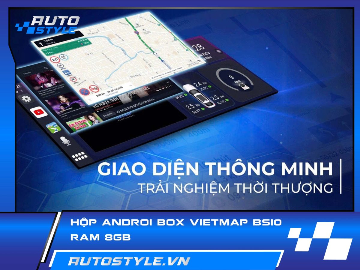 Android Box VietMap BS10 Cho Ô Tô – Giải Pháp Giải Trí & Dẫn Đường Đỉnh Cao