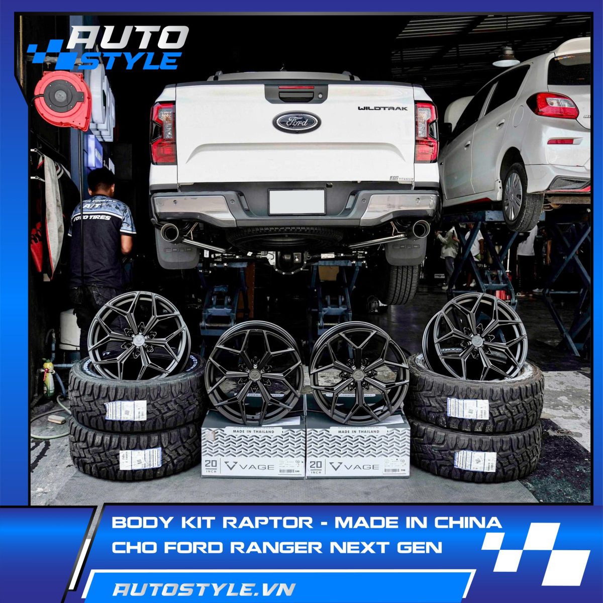 Bodykit Raptor Cho Ford Ranger Next Gen
