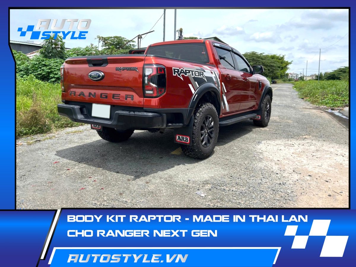 Bodykit Raptor Thái Lan Cho Ranger Next Gen – Nâng Cấp Chuẩn Raptor
