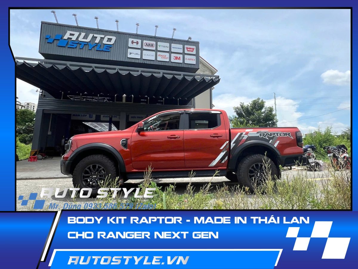 Bodykit Raptor Thái Lan Cho Ranger Next Gen – Nâng Cấp Chuẩn Raptor
