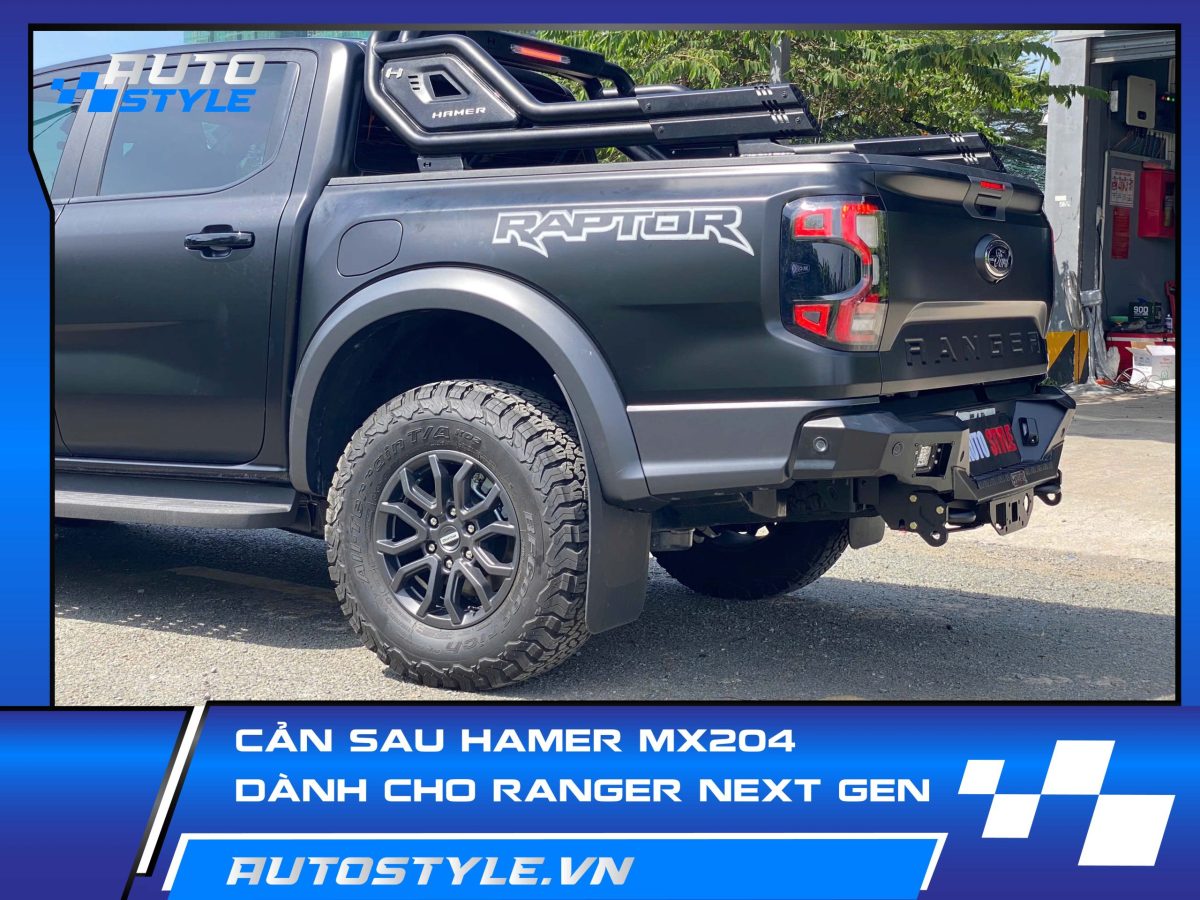Cản Sau Hamer MX204 Cho Ford Ranger – Vững Chắc & Chất Ngầu
