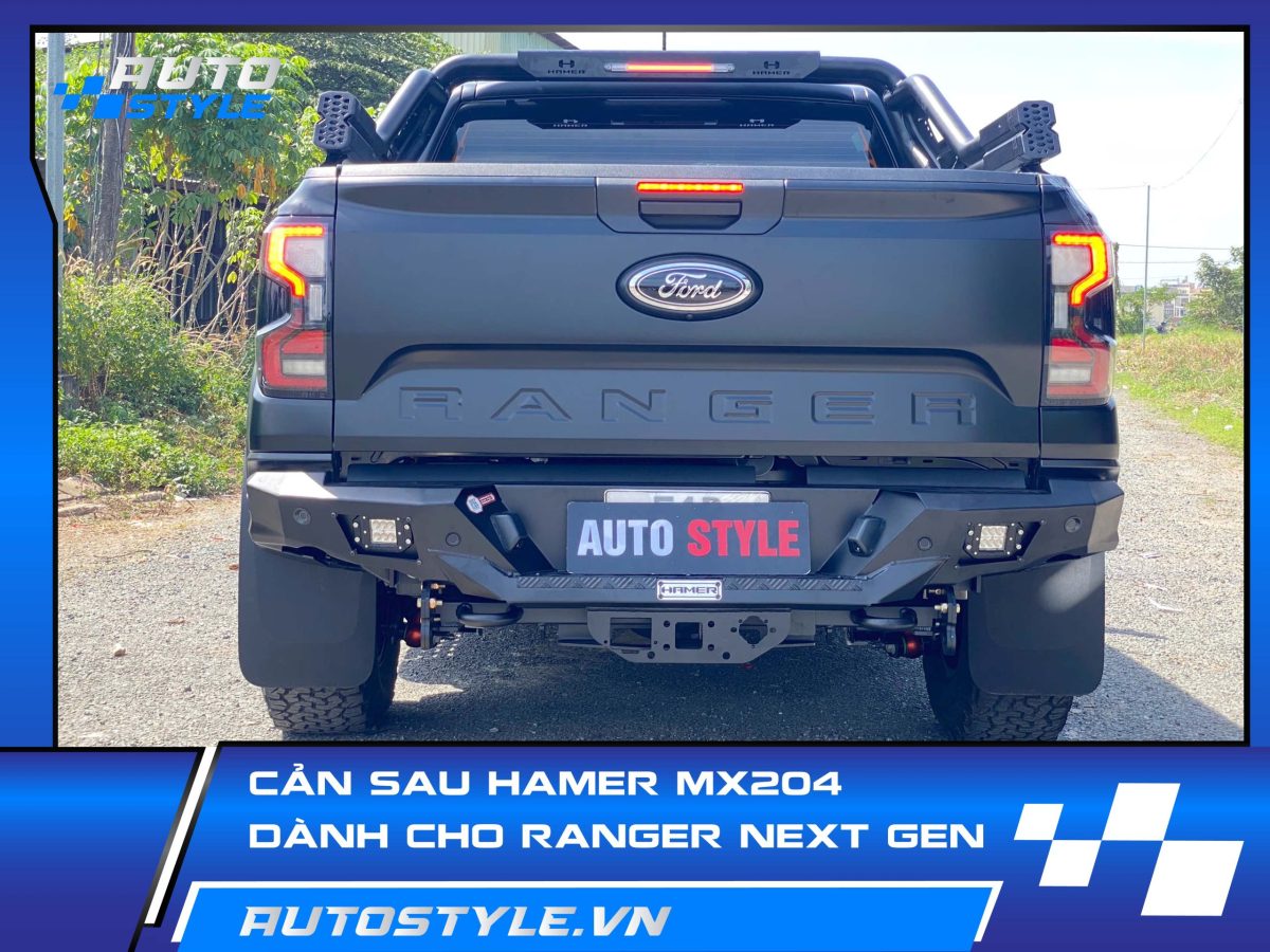 Cản Sau Hamer MX204 Cho Ford Ranger – Vững Chắc & Chất Ngầu