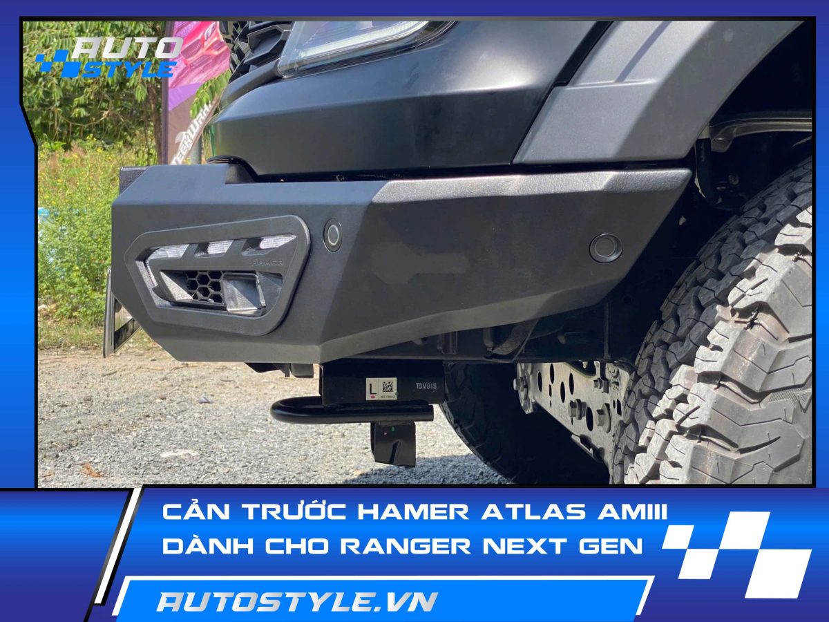Cản Trước Hamer Atlas AM111 – Tăng Cường Bảo Vệ & Cá Tính Cho Ford Raptor