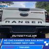 Chữ Nổi RANGER Dán Bửng Sau Ford Ranger – Tăng Cá Tính, Nâng Tầm Ngoại Hình
