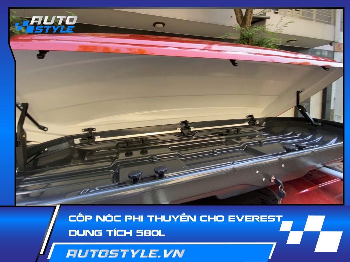 Cốp Nóc Phi Thuyền Cho Ford Everest – dung tích 580L