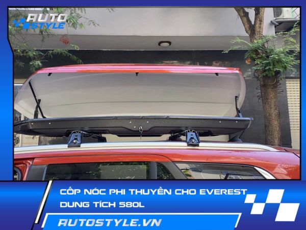 Cốp Nóc Phi Thuyền Cho Ford Everest – dung tích 580L