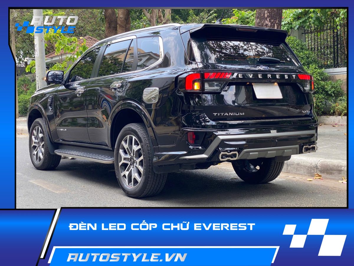 Đèn LED Cốp Chữ Everest – Tăng Thẩm Mỹ Và An Toàn Cho Xe Ford Everest