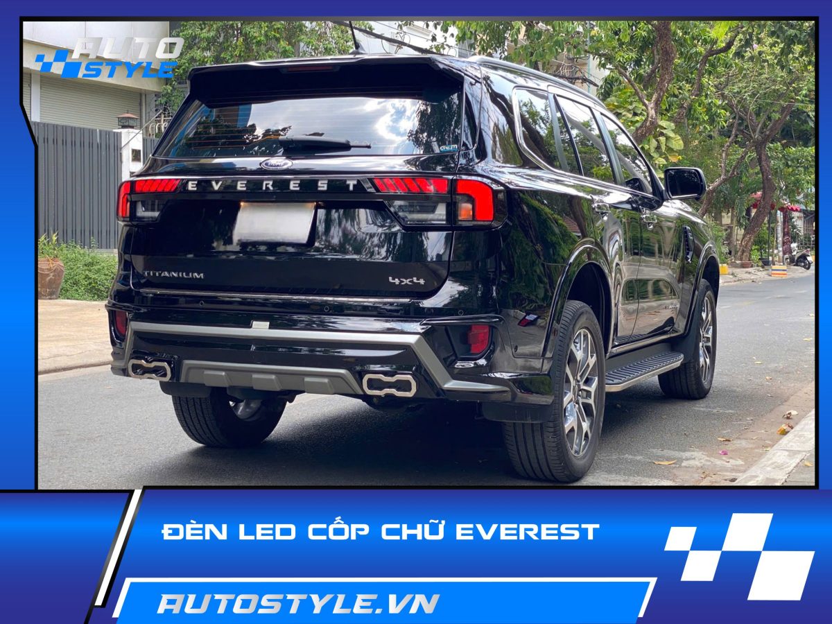 Đèn LED Cốp Chữ Everest – Tăng Thẩm Mỹ Và An Toàn Cho Xe Ford Everest