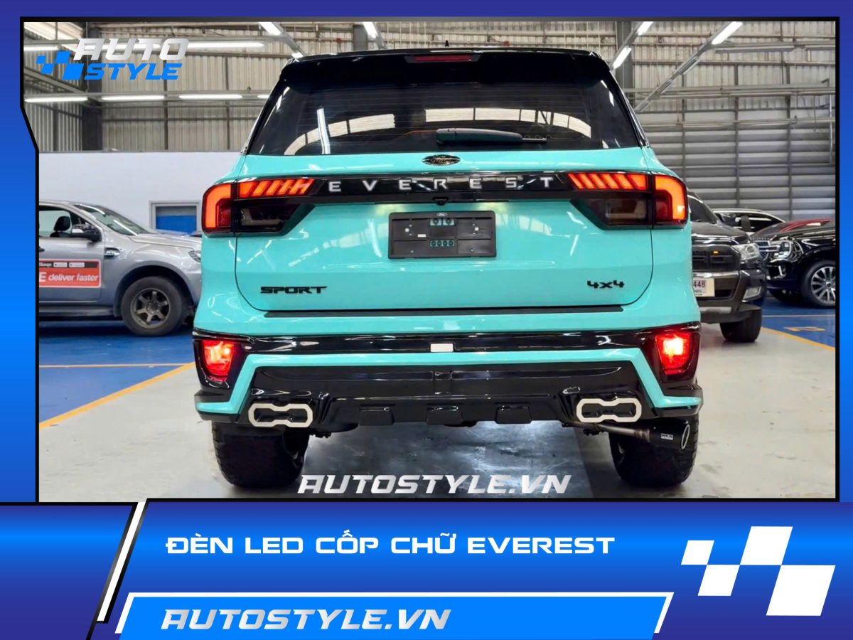 Đèn LED Cốp Chữ Everest – Tăng Thẩm Mỹ Và An Toàn Cho Xe Ford Everest