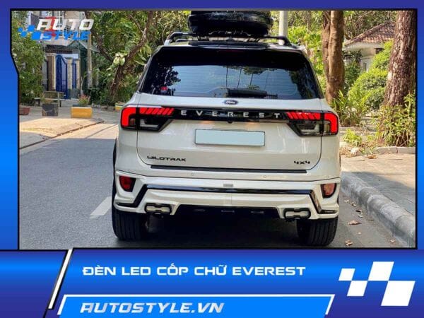 Đèn LED Cốp Chữ Everest – Tăng Thẩm Mỹ Và An Toàn Cho Xe Ford Everest