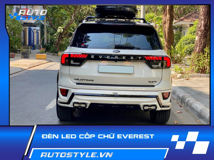 Đèn LED Cốp Chữ Everest – Tăng Thẩm Mỹ Và An Toàn Cho Xe Ford Everest